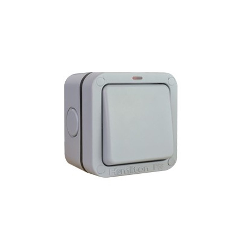 Hamilton Elemento Outdoor Rated 1G Switch IP66