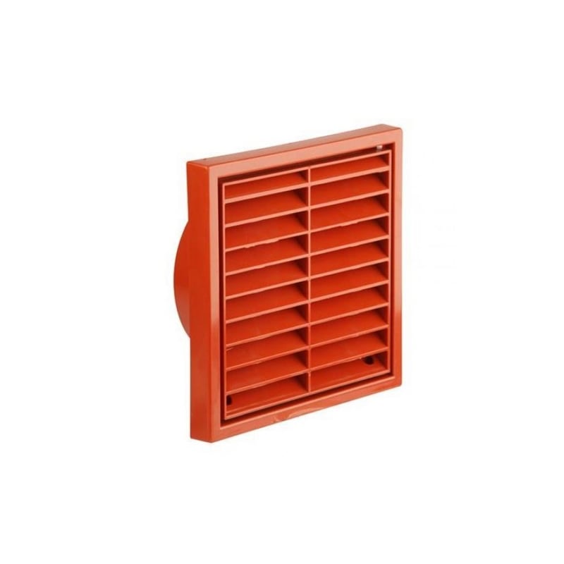 Manrose 150mm 6" Fixed Wall Grille Terracotta