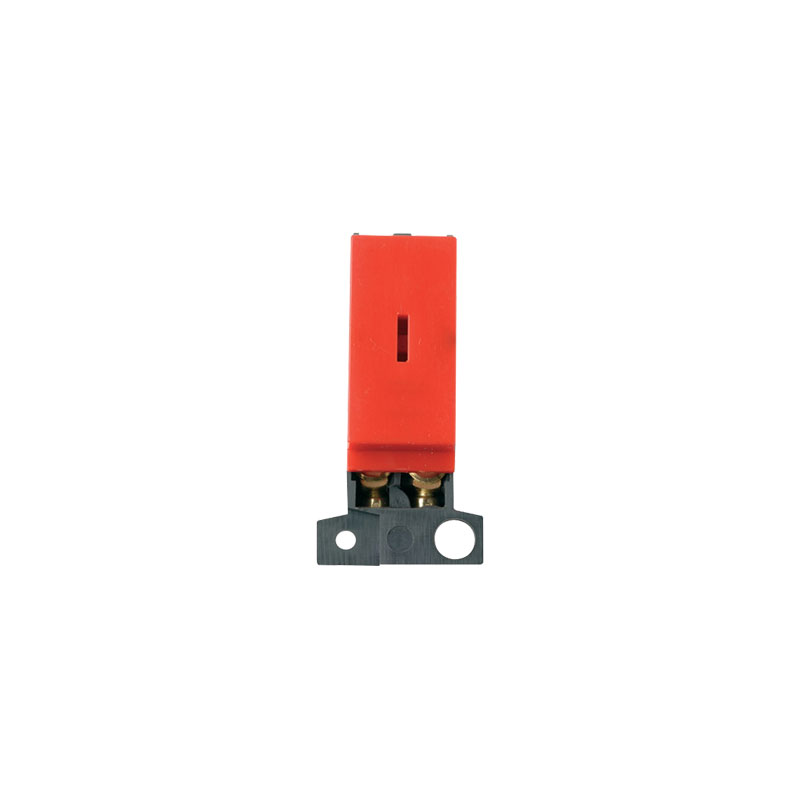 Click MiniGrid 10AX 13A DP Resistive Keyswitch Module Red