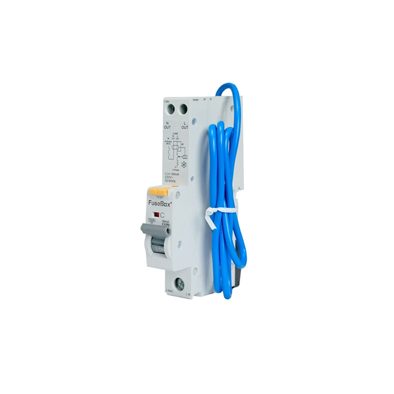 FuseBox 25A C Curve Type A Single Module 30mA RCBO 10kA