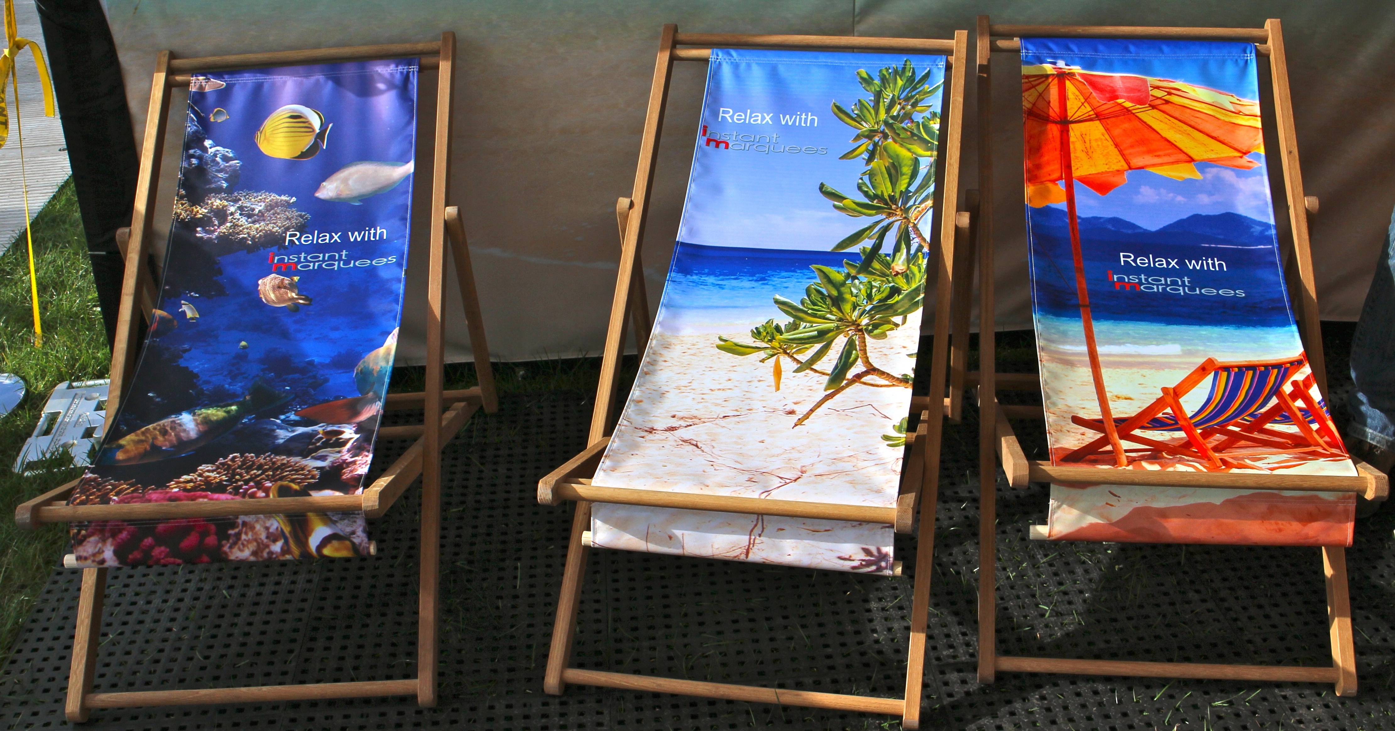 Printed Deckchairs & Director's Chairs