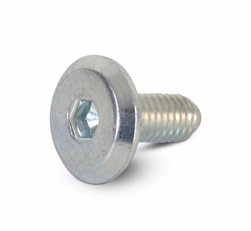 M6 x 15mm Zinc Flat Head Furniture Bolt