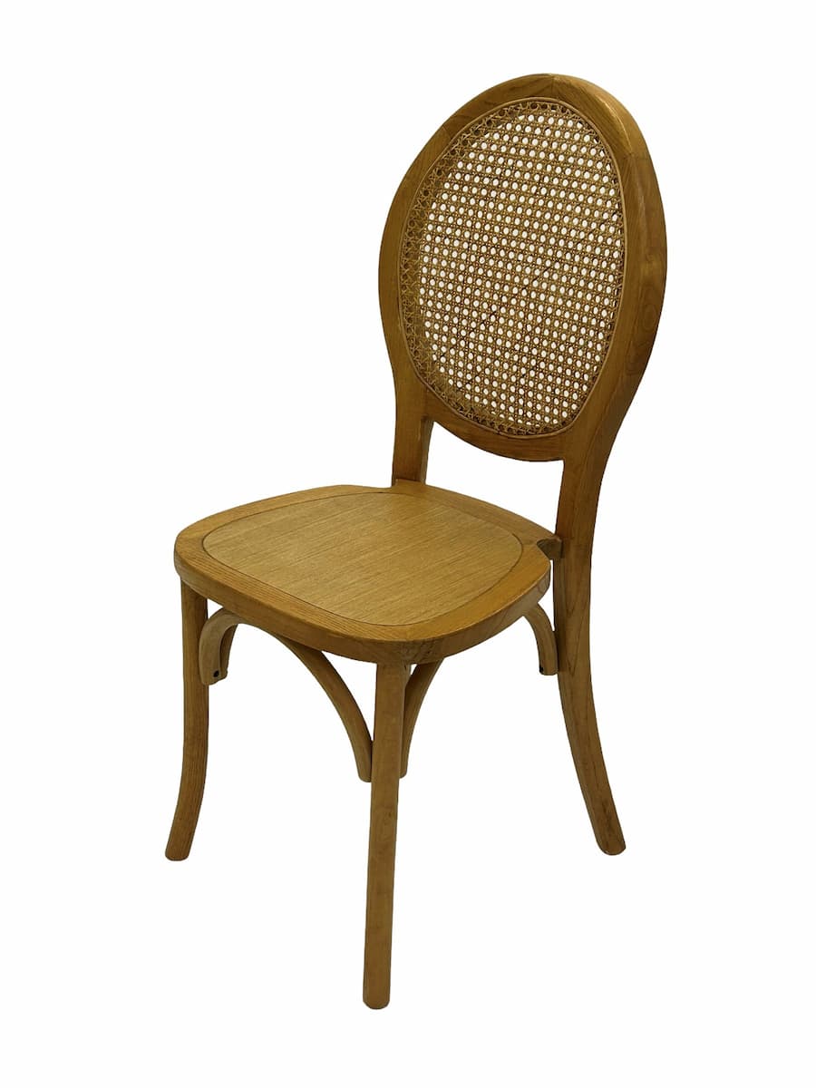 BE Furniture Cane Back Wooden Chairs