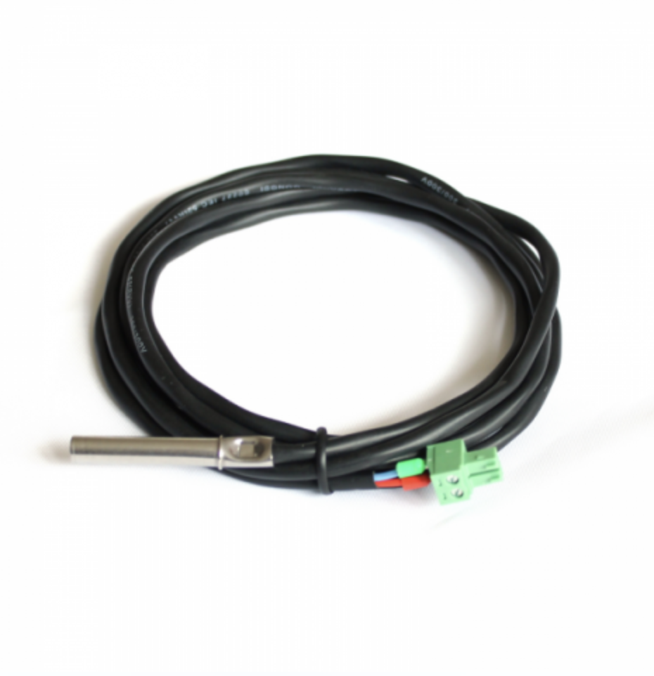 remote temperature sensor with 3m cable and connector for tr/ptr/vs/pu/ls series solar charge controllers