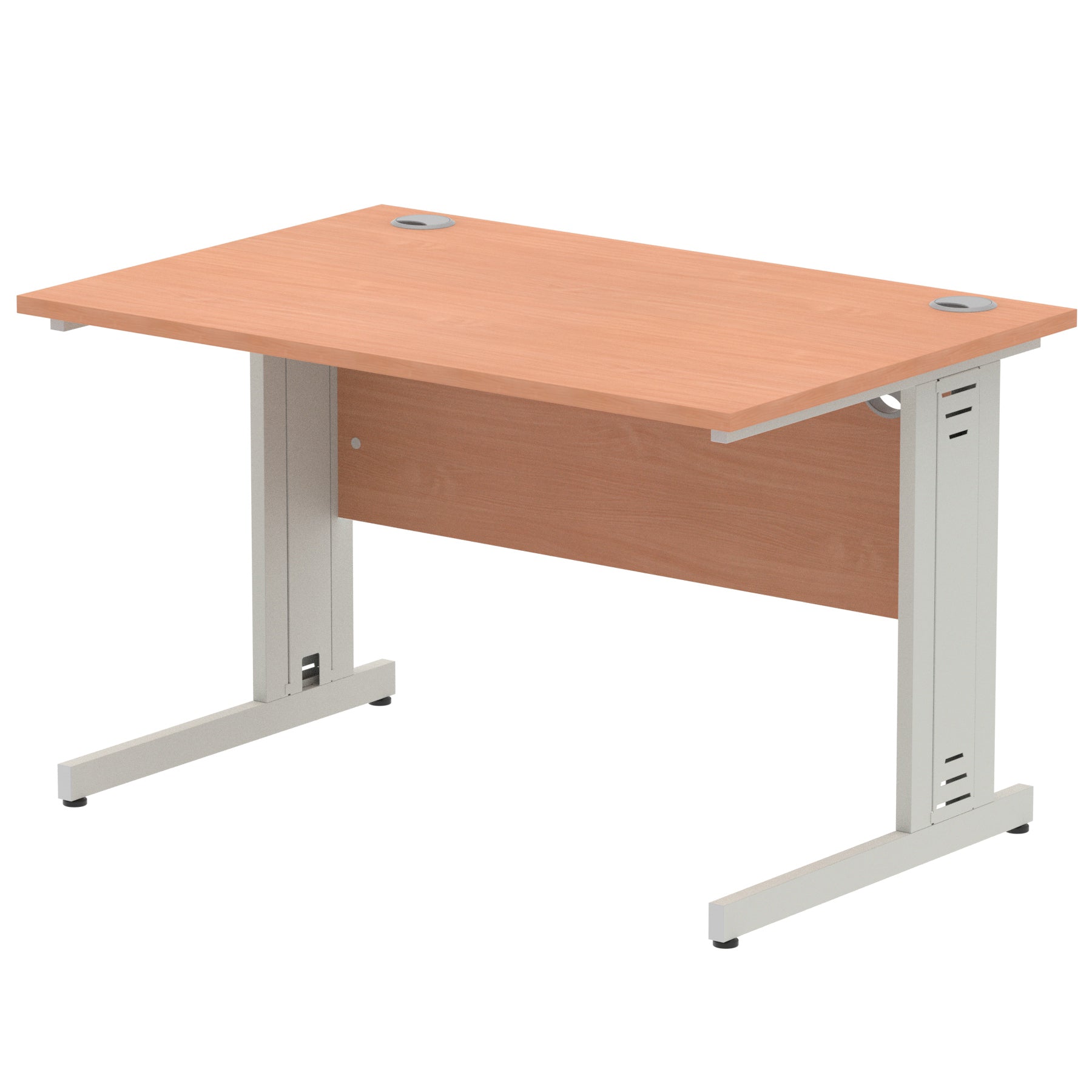 Impulse Straight Desk Cable Managed Leg - 1200mm - Multiple Colour Options UK