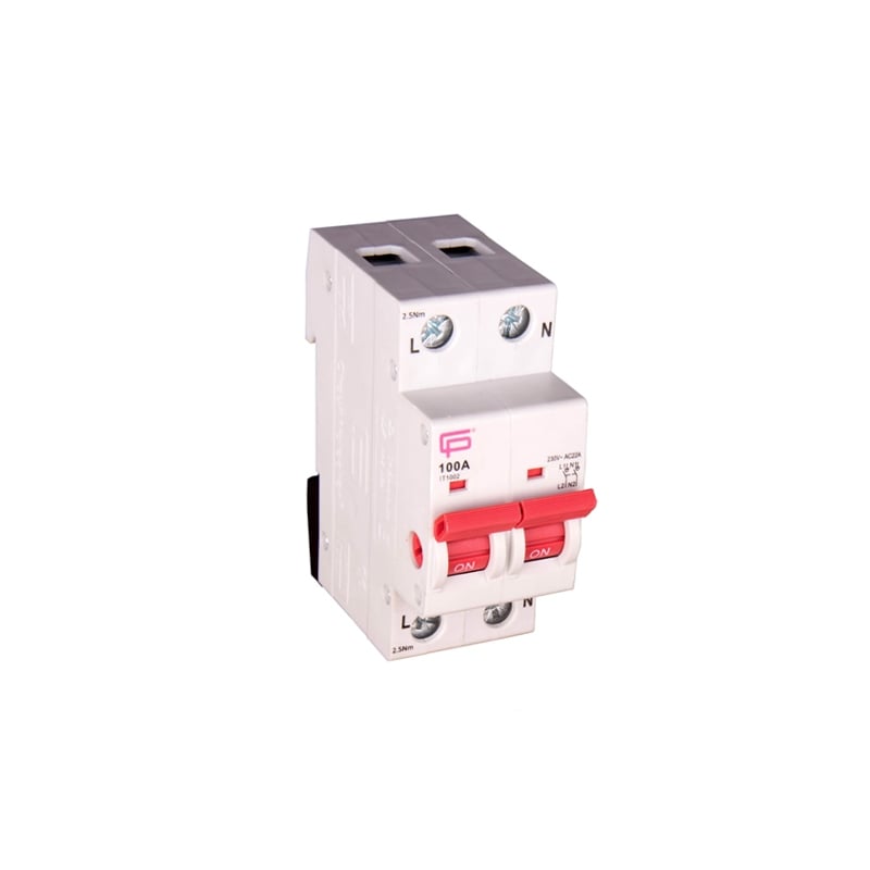 FuseBox Main Switch 100A 2P