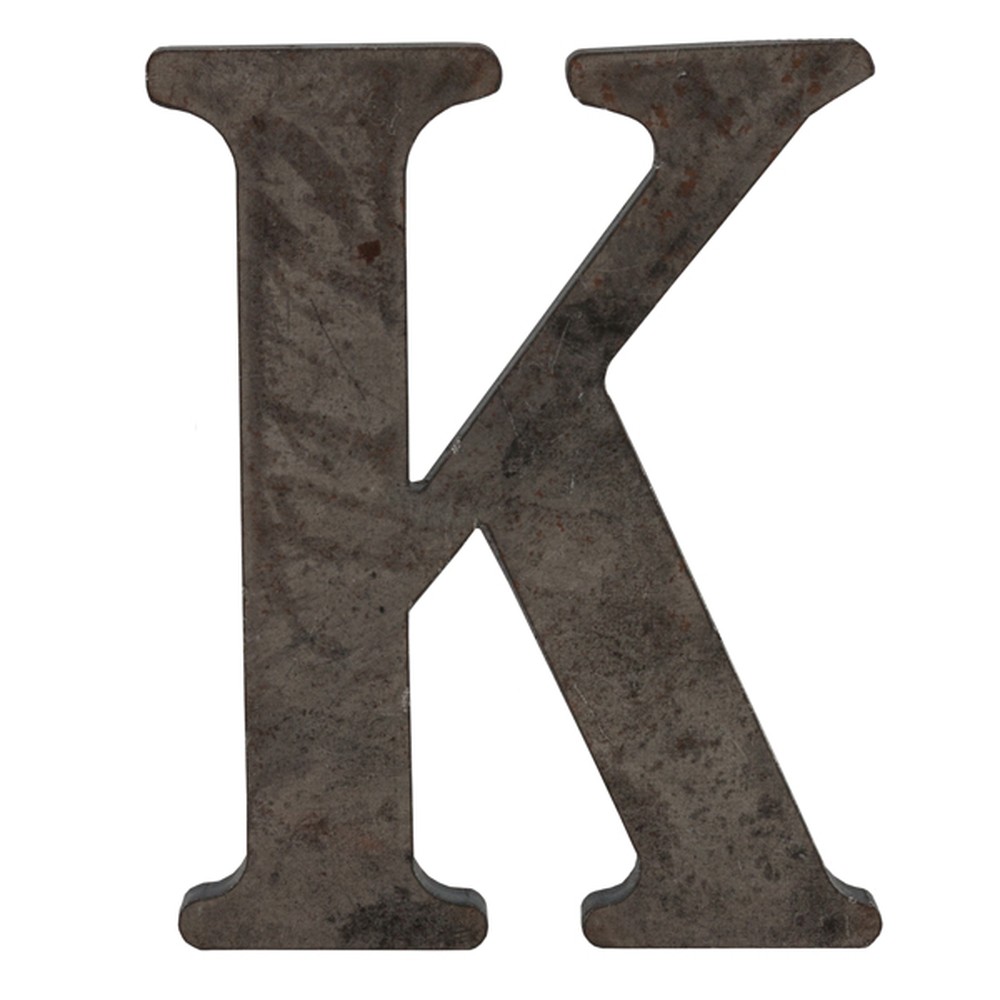 50mm High 3mm Thick Mild Steel Profiled Letter K