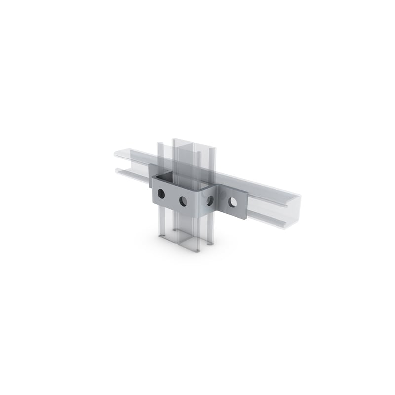 Unitrunk 6 Hole Back To Back Flat Top Hat Bracket