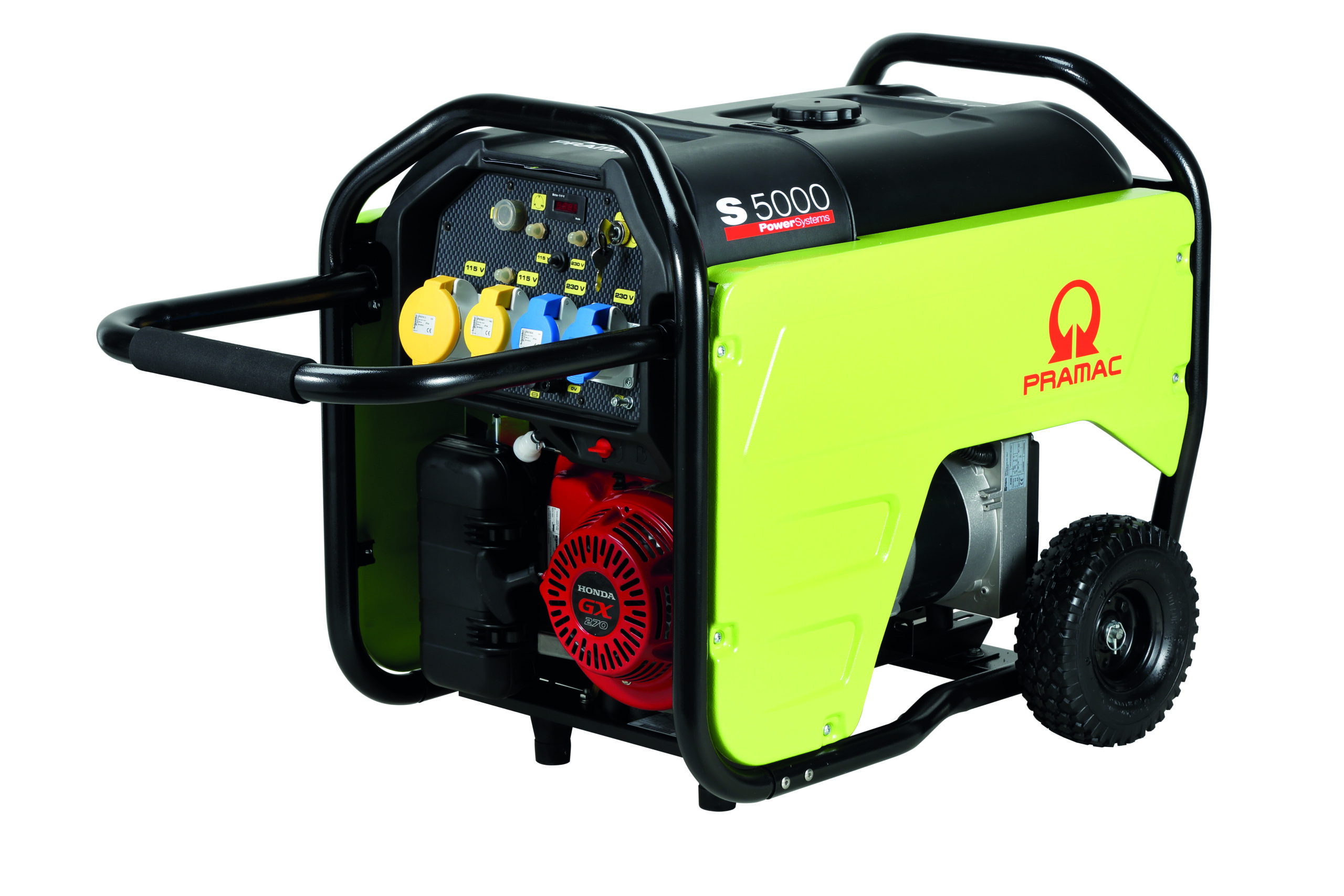 Pramac S5000 230v + CONN + AVR + RCD Pramac S Series Petrol Generator