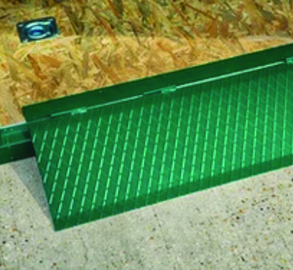 Folding Steel Ramp ( Green) - 1000mm