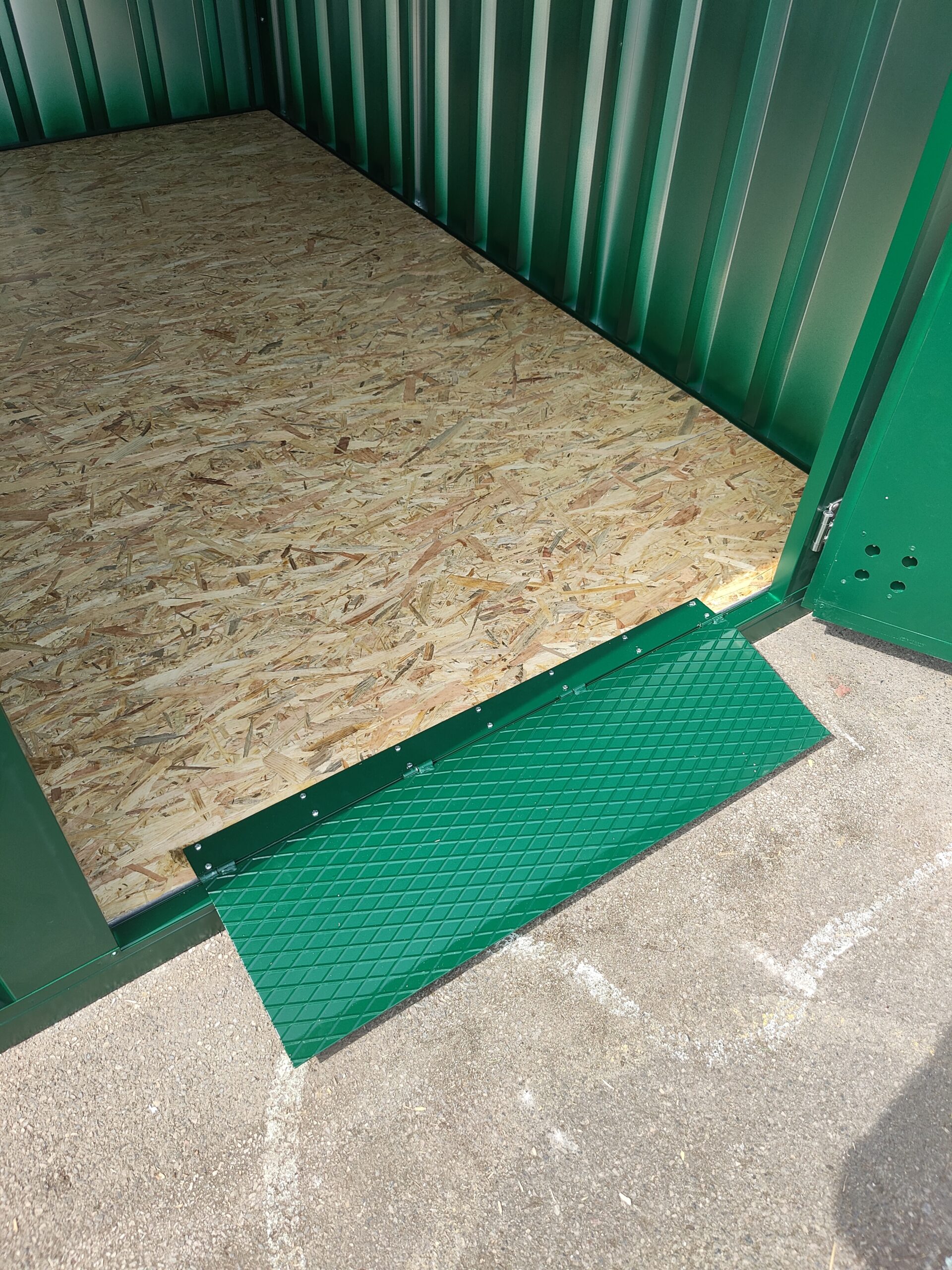 Folding Steel Ramp ( Green) - 1200mm