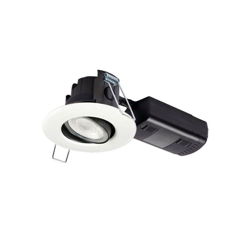 Collingwood H4 Pro Lumen & CCT Switchable Adjustable Matt White Downlight