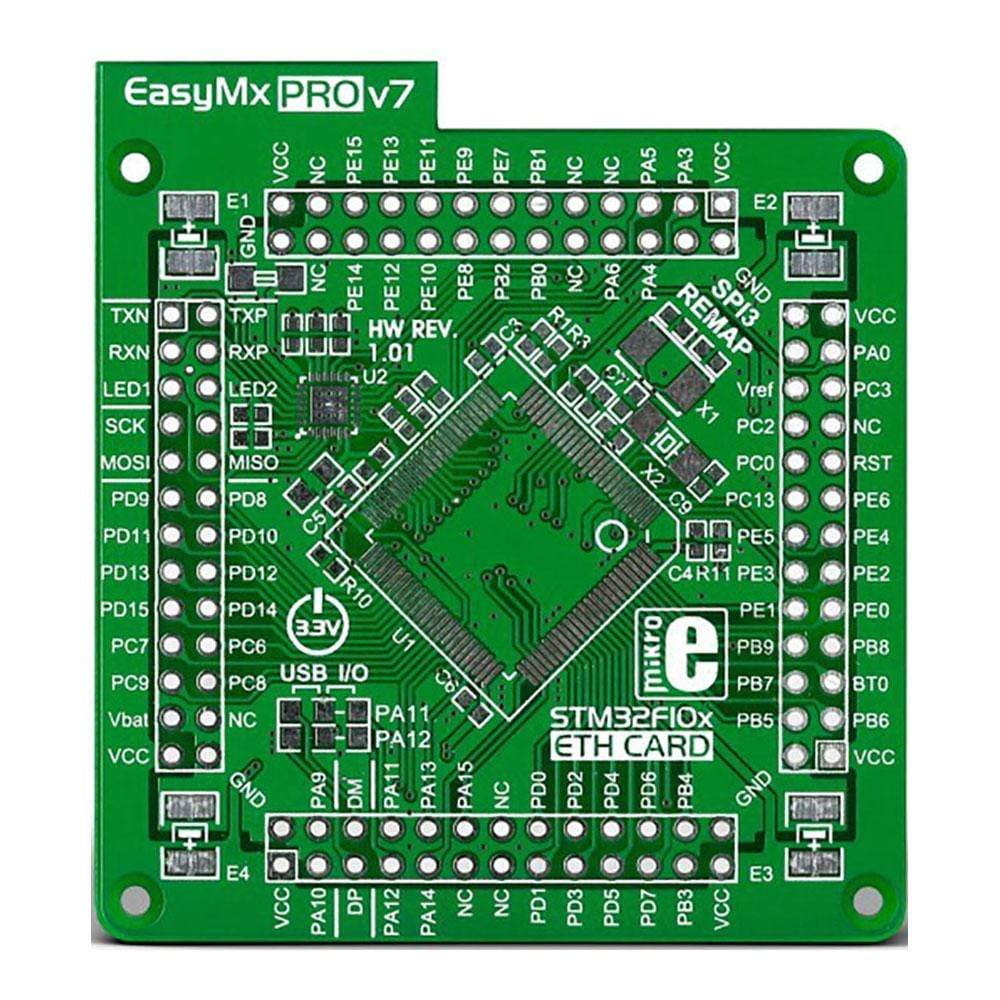 EasyMx PRO v7 for STM32 Empty MCU card 100pin TQFP