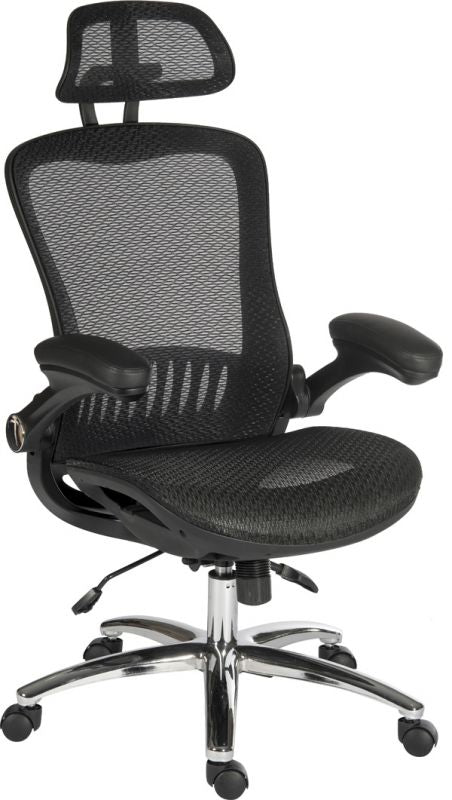 Ergonomic Black Mesh Office Chair - HARMONY Huddersfield