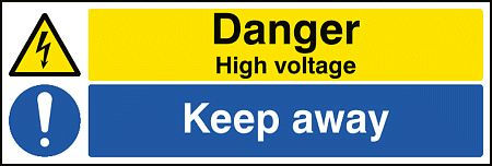 Danger high voltage keep away