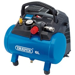 Draper DA6/180 6L oil free air compressor, 1.2KW