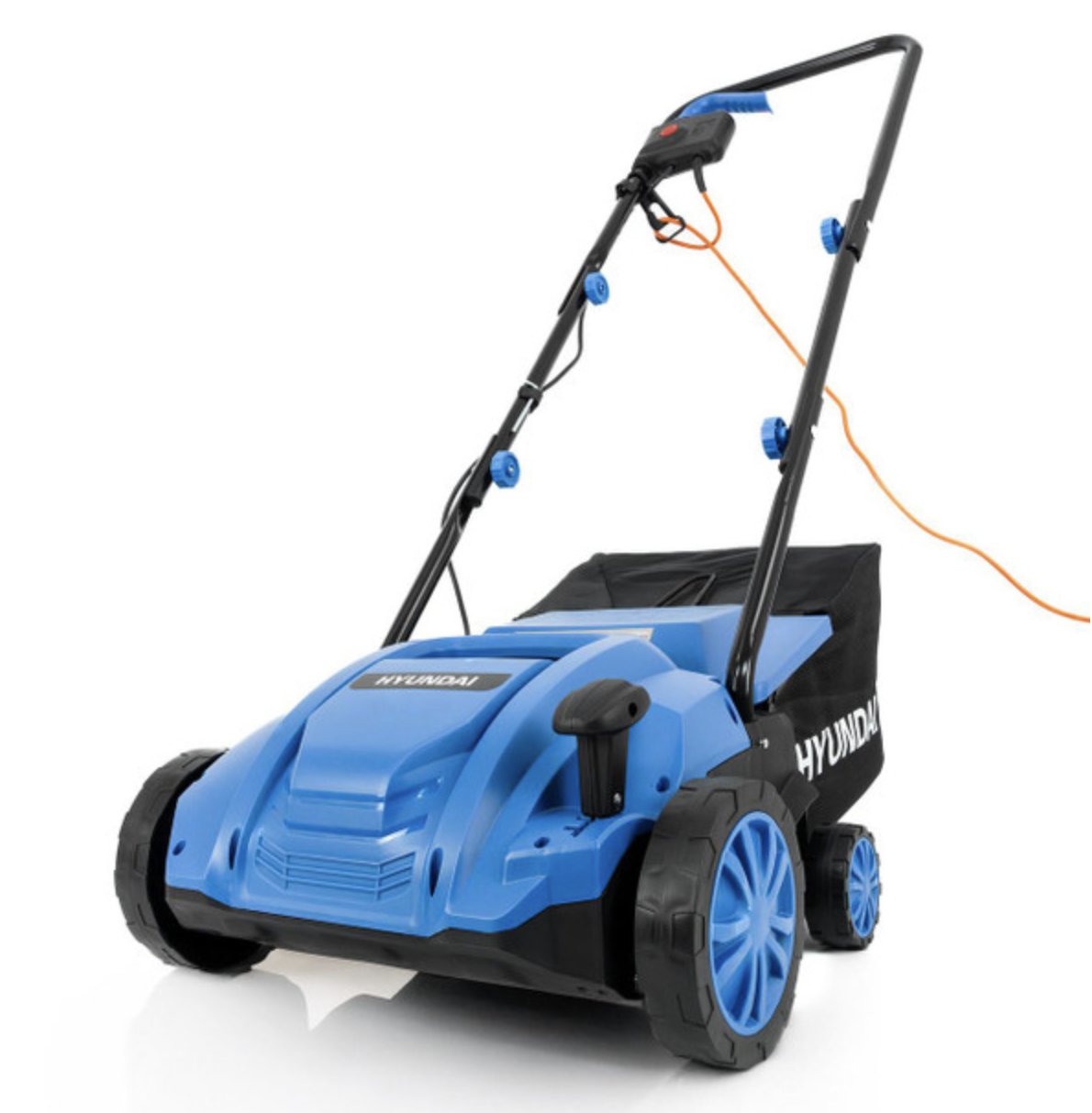Hyundai 1500W 32cm Electric Artificial Grass Sweeper and Lawn Brush 