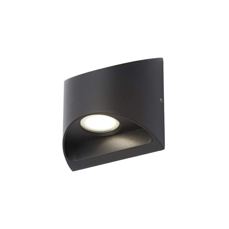 Forum Manu Up/Down Integrated LED Wall Light Black