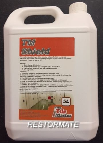 UK Suppliers Of TileMaster TM Shield Gloss (5L) For The Fire and Flood Restoration Industry