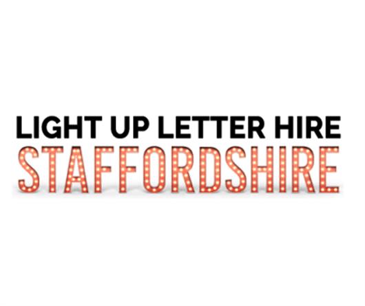 Light Up Letter Hire Staffordshire