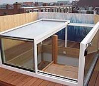 Box Rooflight Used In Residential Buildings For Regular Access To Roof Terrace
