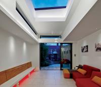 Standard Flat Electric Skyglide Rooflight Used In Kitchen Extension
