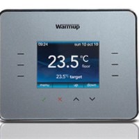 Warmup 3iE Programmable Thermostat - Silver Grey