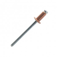 Standard Blind Rivet - Copper/Steel - Dome Head