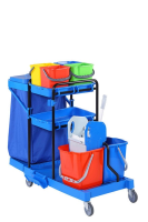 ''Gonisa36'' Multi Purpose Janitorial / Housekeeping  Cleaning Trolley/Cart