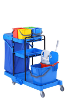 ''GONISA25'' Multi Purpose Janitorial / Housekeeping Cleaning Trolley/Cart