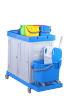 Multi Purpose Hospital Cleaning Trolley/Cart ''EX25'' -  Janitorial Trolley