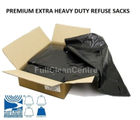 PREMIUM - EXTRA HEAVY DUTY COMPACTOR SACKS / BIN BAGS - BOX OF 100