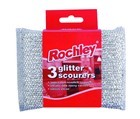 Rochley Glitter Scourers pack of 3