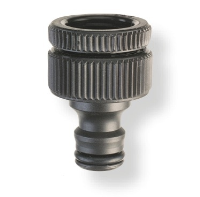 Threaded tap connector for 3/4" and 1/2" size taps