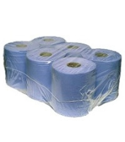 Premium Blue 2ply Centrefeed Paper 6 Rolls