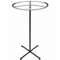 Adjustable Height Ring Garment Stand.