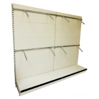 Wall Shelving / Clothing 1250Mm 2 X Bays Joining Together