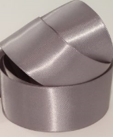 Steel Silver / Pewter ( Col 930 ) Single Faced Satin Ribbon