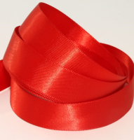 Passion Red ( Col 840 ) 100mm Sash - Single Faced Satin Ribbon