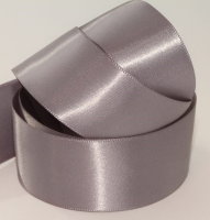 Steel / Pewter ( Col 930 ) 100mm Sash - Single Faced Satin Ribbon