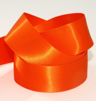 Tango Orange ( Col 340 ) 100mm Sash - Single Faced Satin Ribbon