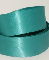 Fathom / Turquoise ( Col 715 ) Double Faced Satin Ribbon x 20 Metre Roll