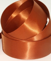 Saddle Brown ( Col 360 ) Double Faced Satin Ribbon x 20 Metre Roll