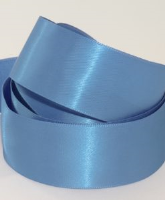 Denim Blue ( Col 620 ) Double Faced Satin Ribbon x 20 Metre Roll