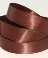 Cocoa Brown ( Col 165 ) Single Faced Satin Ribbon