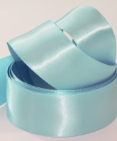 Angel Blue ( Col 705 ) Double Faced Satin Ribbon x 20 Metre Roll