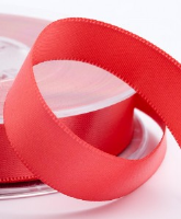 Coral Double Faced Satin - 25 Metre Roll - in addition to the 'Satin Collection' DFS colours
