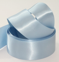 Ice Blue / Saxe ( Col 610 ) 100mm Sash - Single Faced Satin Ribbon
