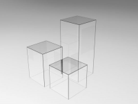 Clear Acrylic Plinths