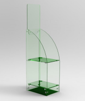 Perspex&#174; Acrylic Glass Look A4 Brochure Stand